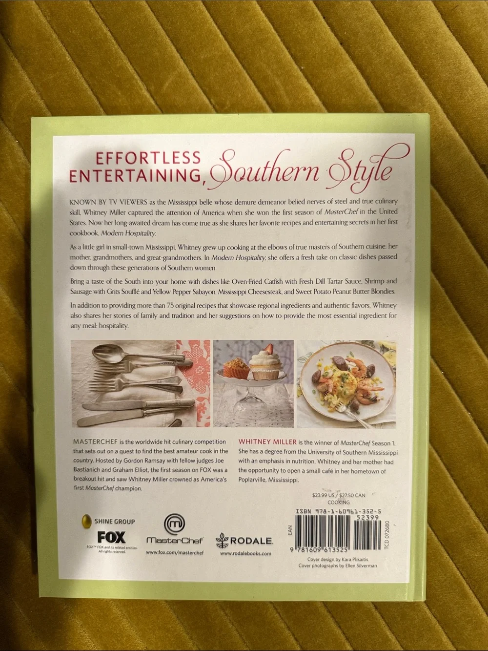 Modern Hospitality Cookbook - Green Cover